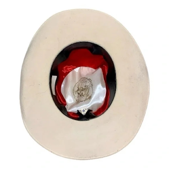 Women’s Rare Vintage 1950’s Always on Top Brand 100% Virgin Cream Wool Hat - Picture 5 of 7